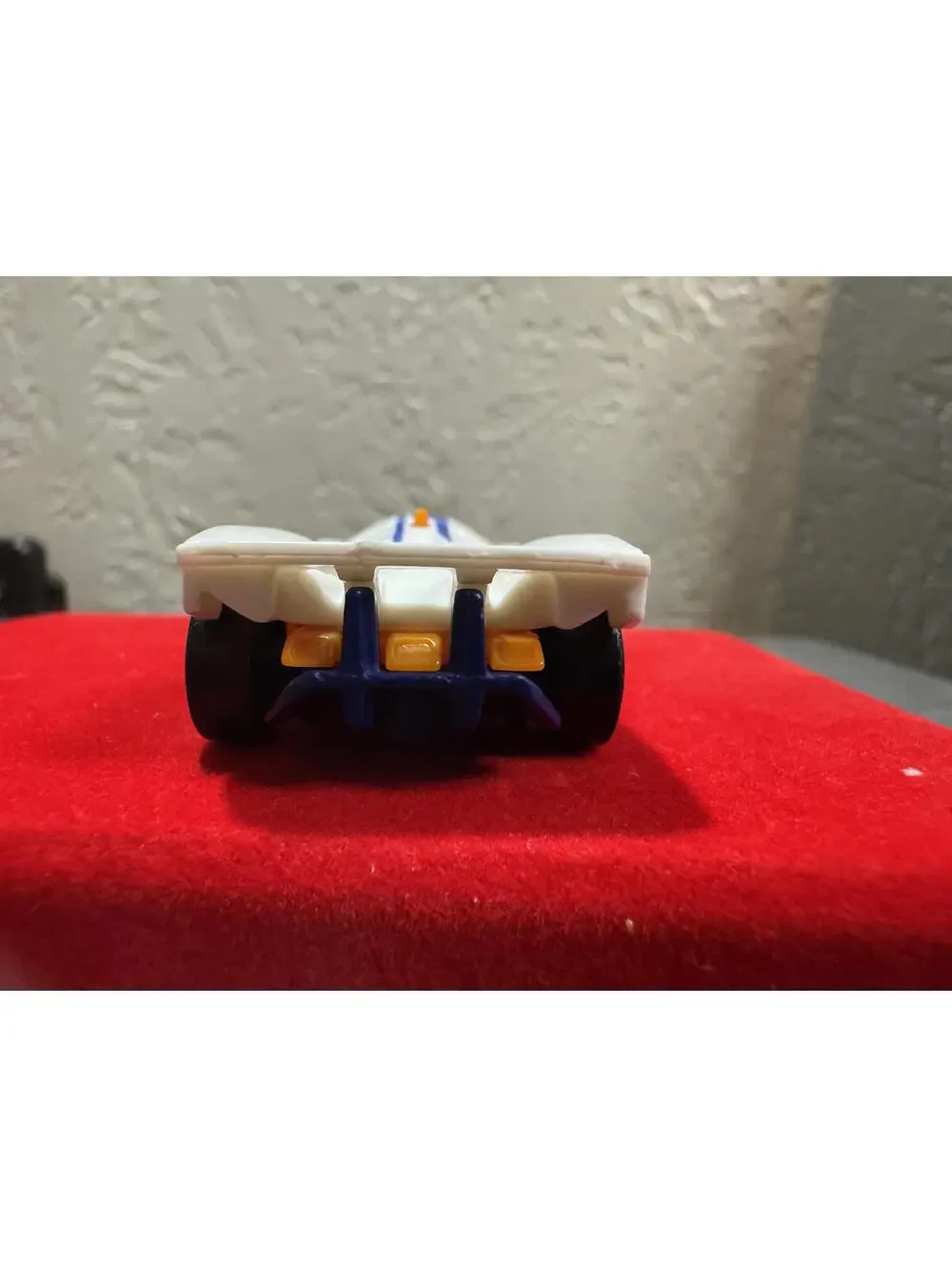 Hot Wheels White and Blue Racing Car Toy #55 Turbine Sublime